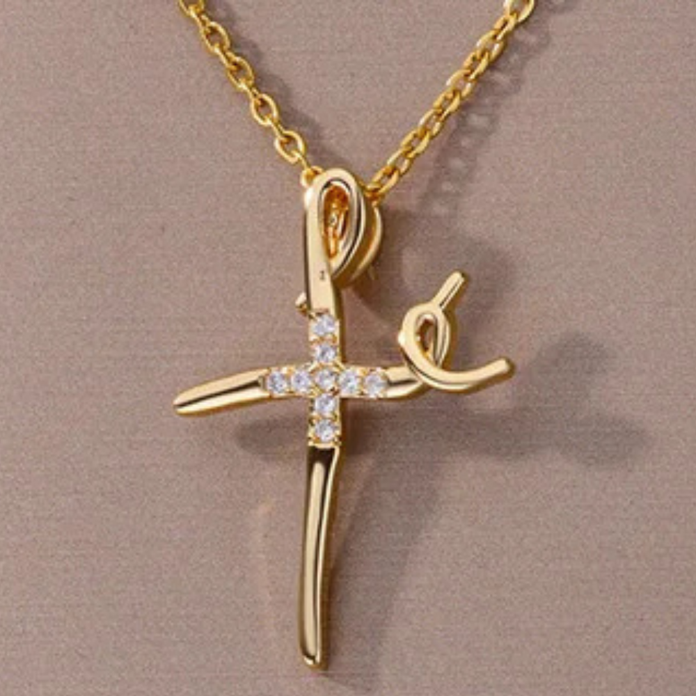 Collier Croix Design pas cher