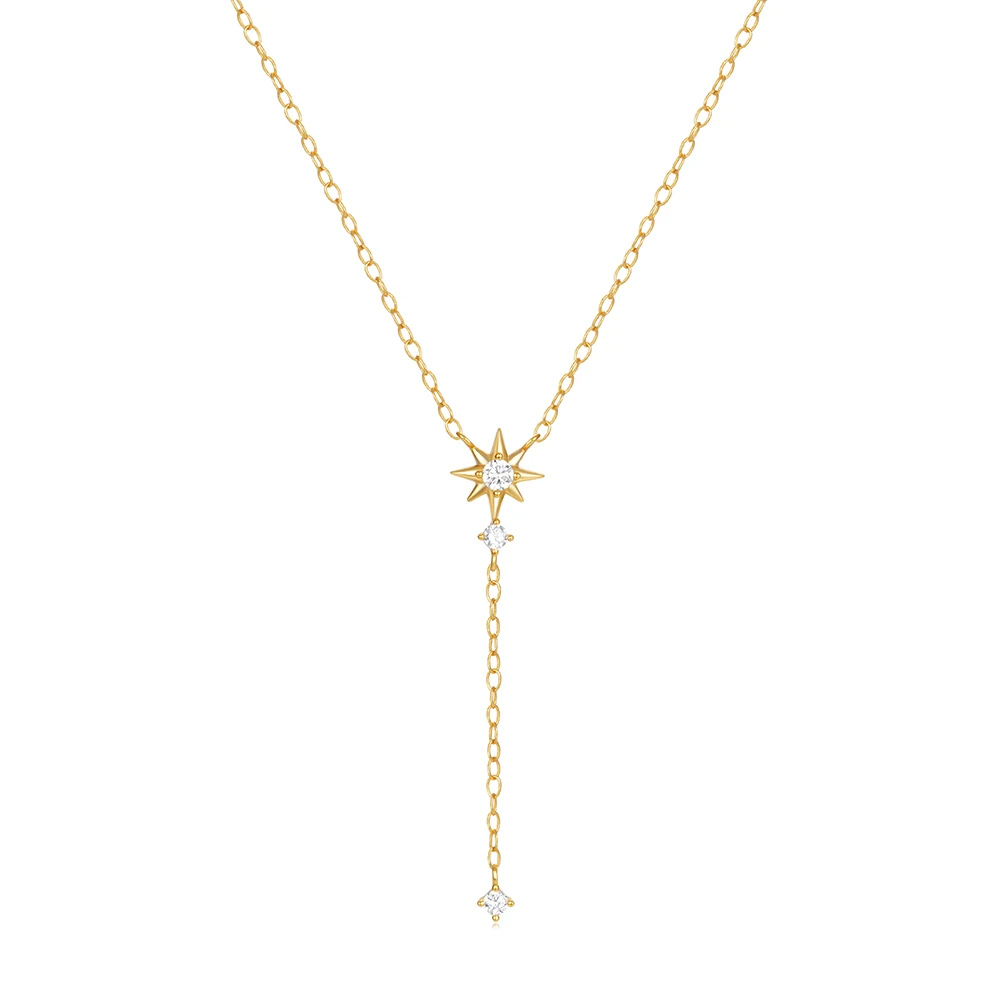 Collier en Y Étoiles Strass