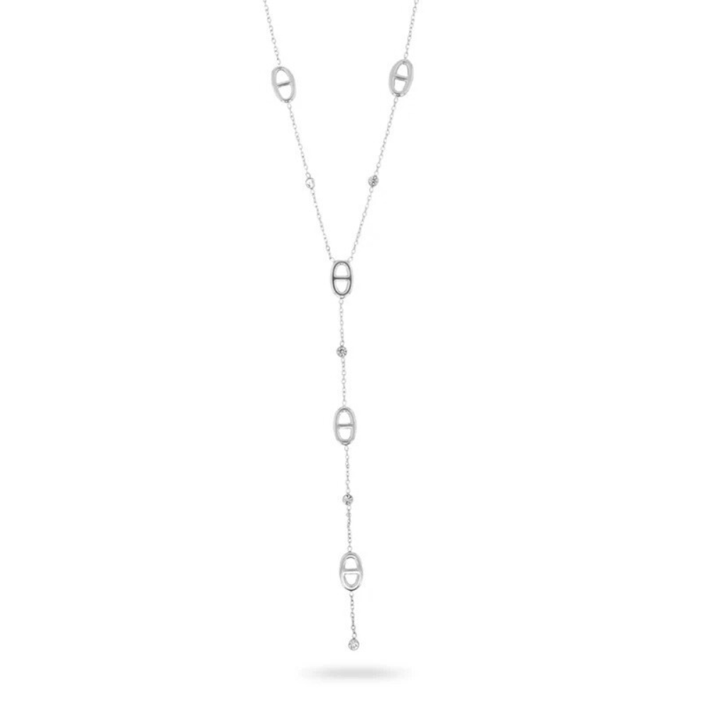 Collier en Y Ovale