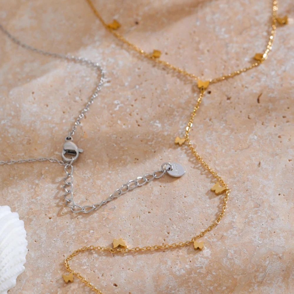 Collier en Y Papillon pas cher