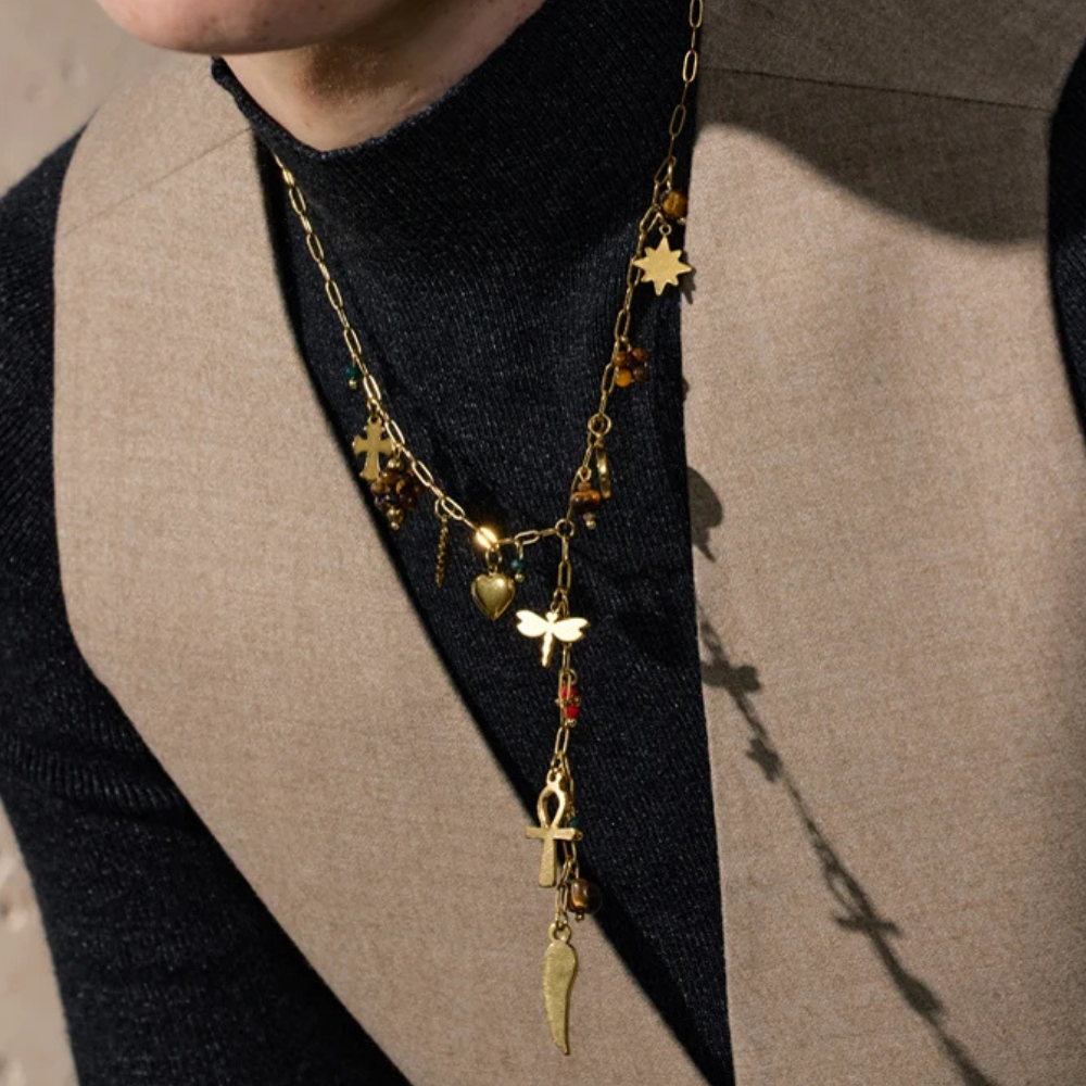 Collier en Y Charms