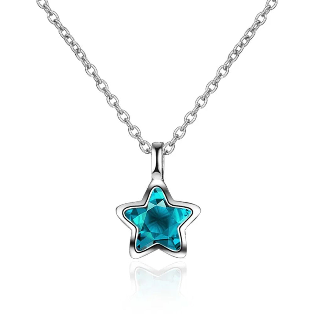 Collier Etoile Bleue