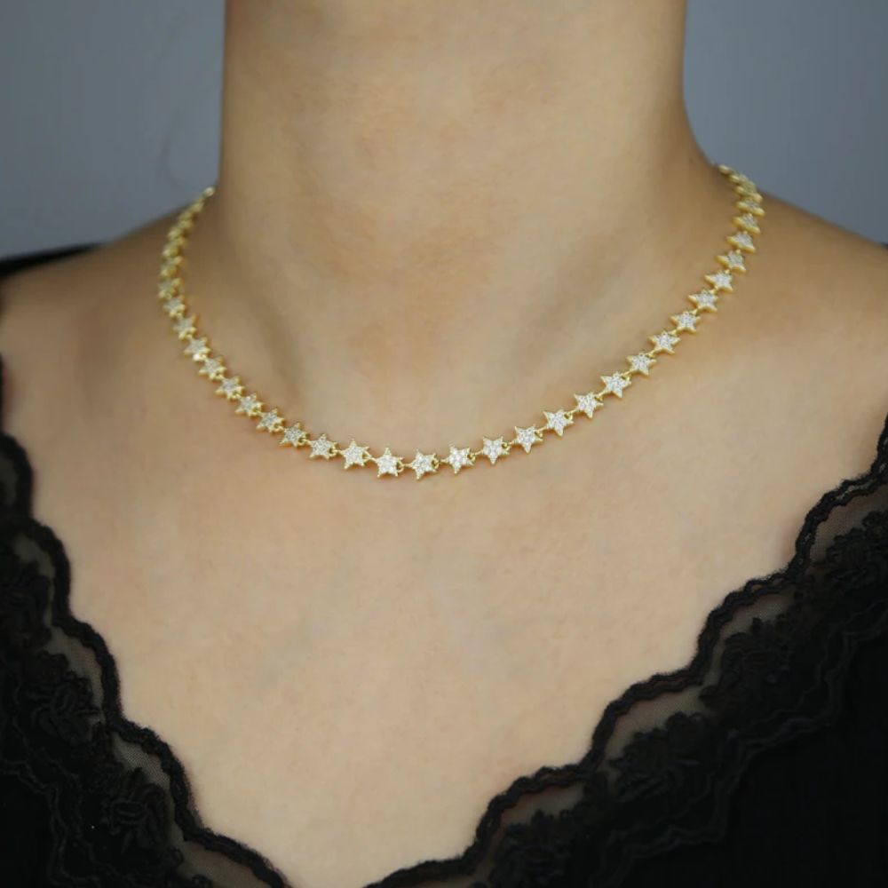 Collier Étoile Or