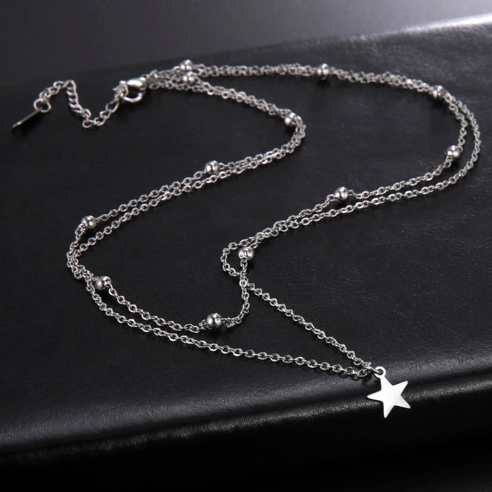 Collier Étoile et Perle