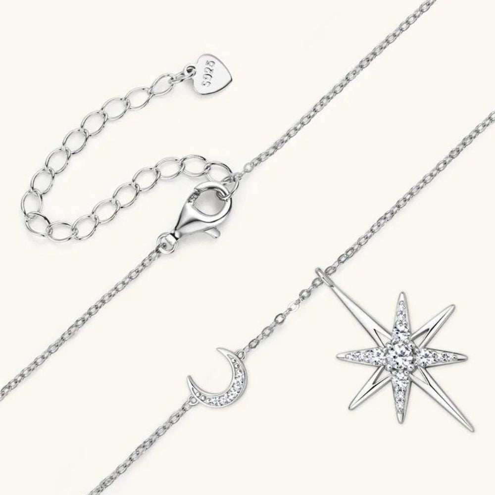 Collier Étoile Polaire Or Argent