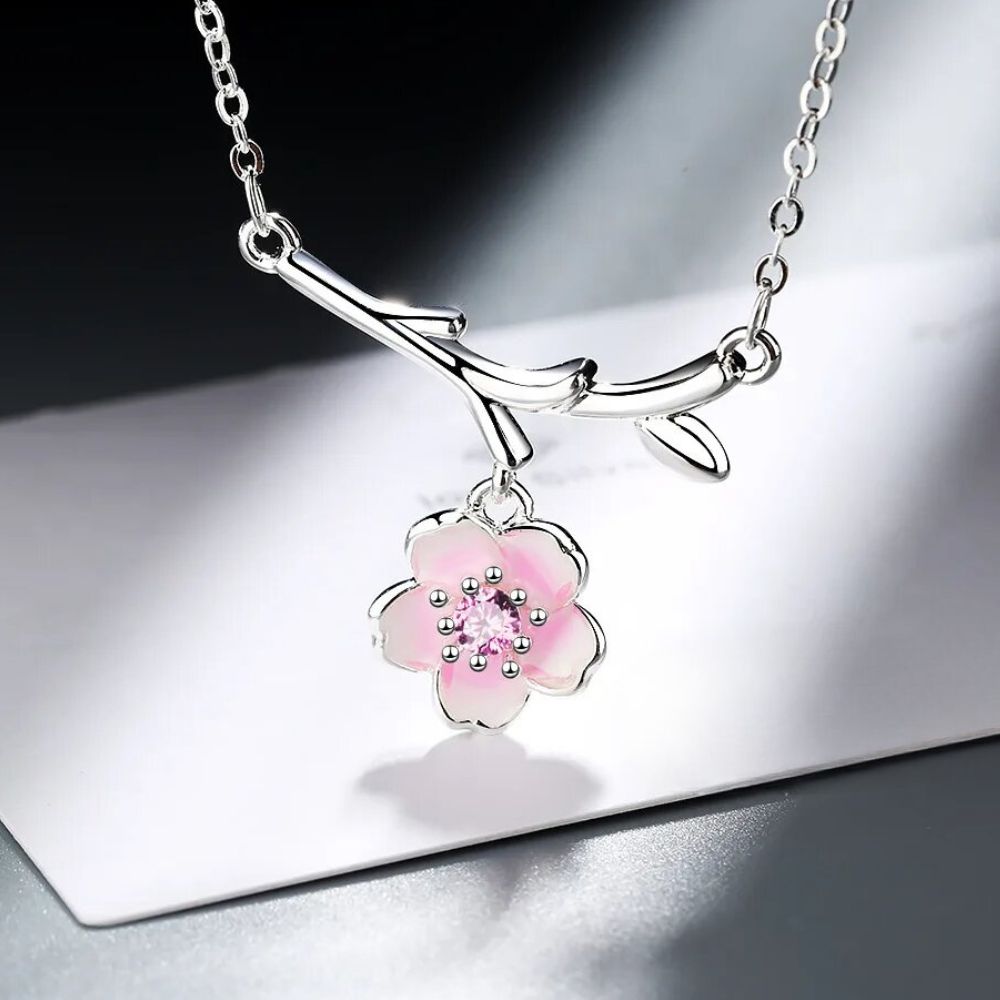 Collier Fleur en Branche