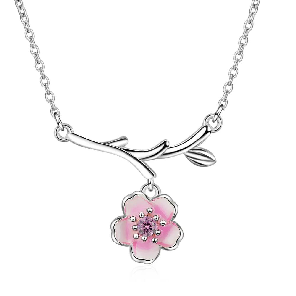 Collier Fleur en Branche