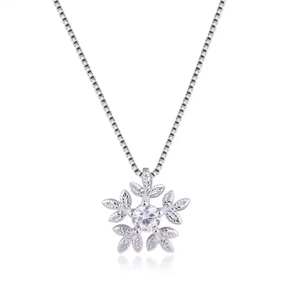 Collier Flocon Diamant