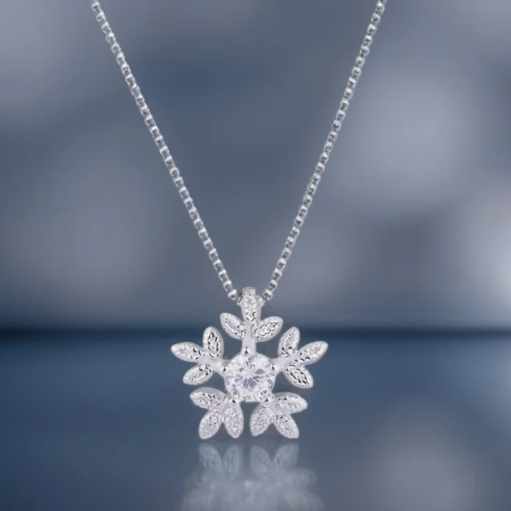 Collier Flocon Diamant 