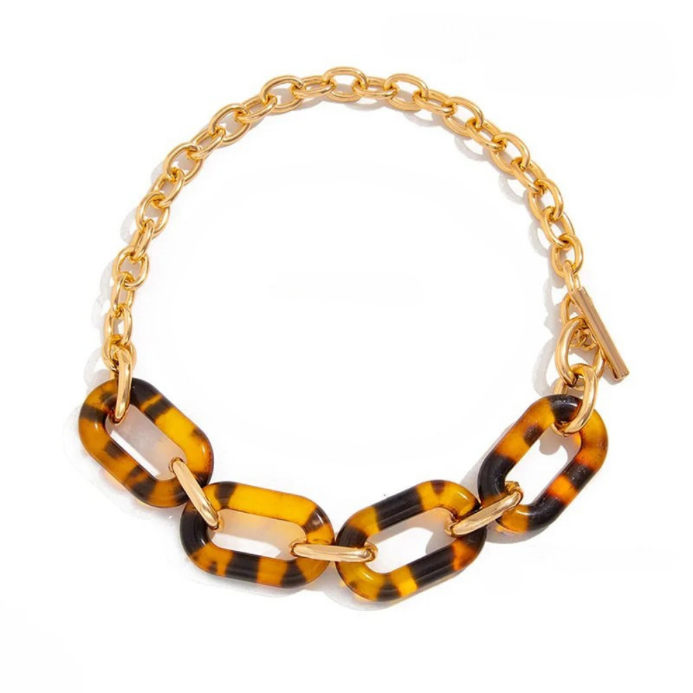 Collier Grosse Maille Écaille pas cher
