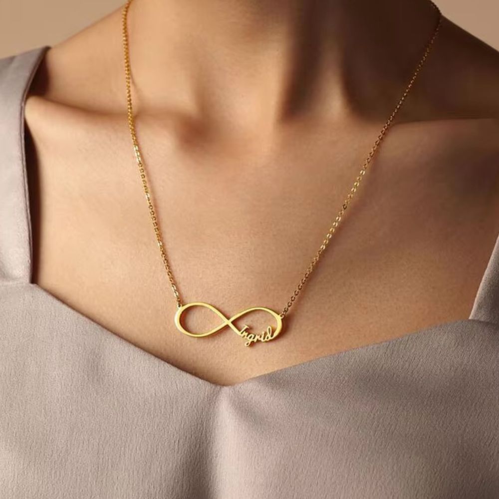 Collier Infini avec Prénom