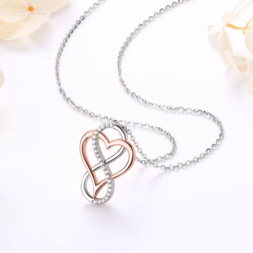 Collier Infini avec Coeur