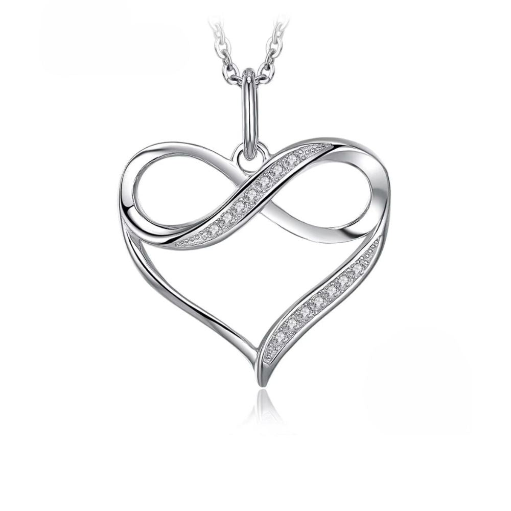 Collier Infini Argent Zirconium