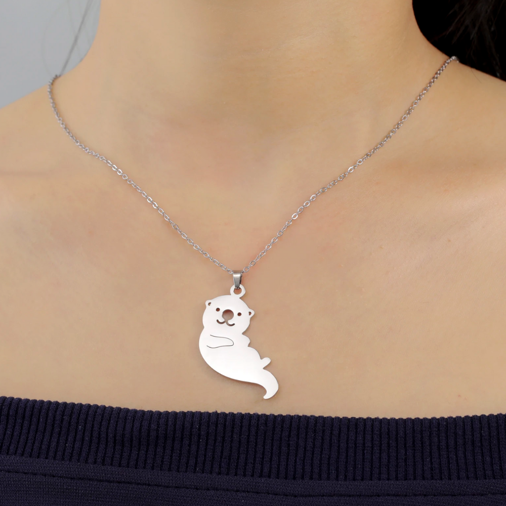 Collier Loutre Argent