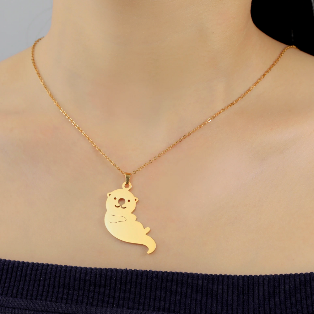 Collier Loutre Or