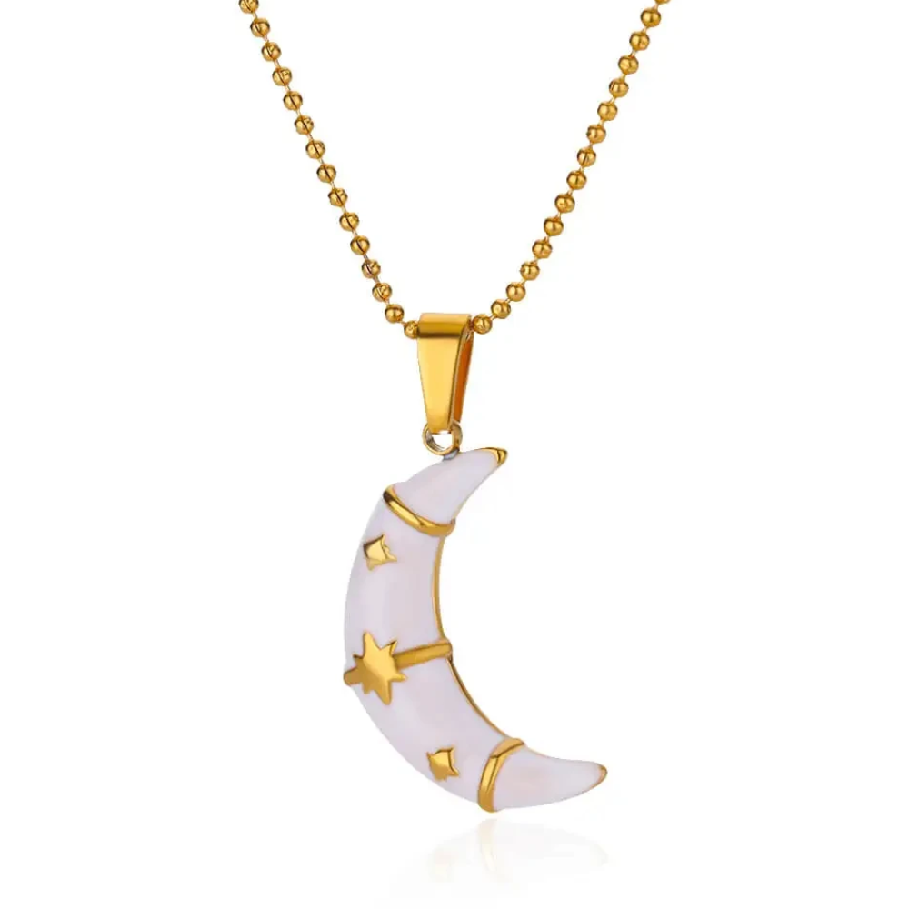 Collier Lune Blanche