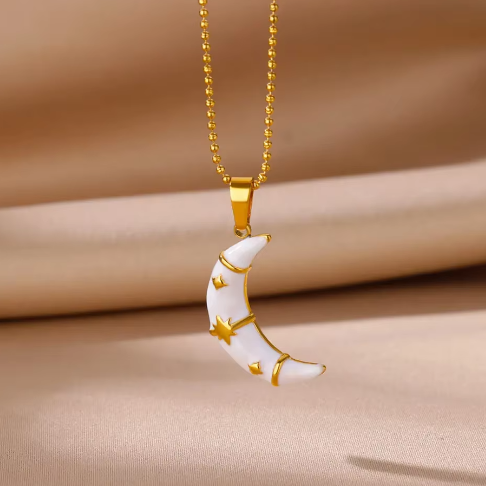 Collier Lune Blanche