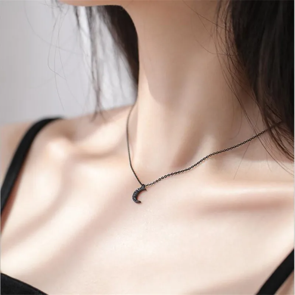 Collier Lune Noir