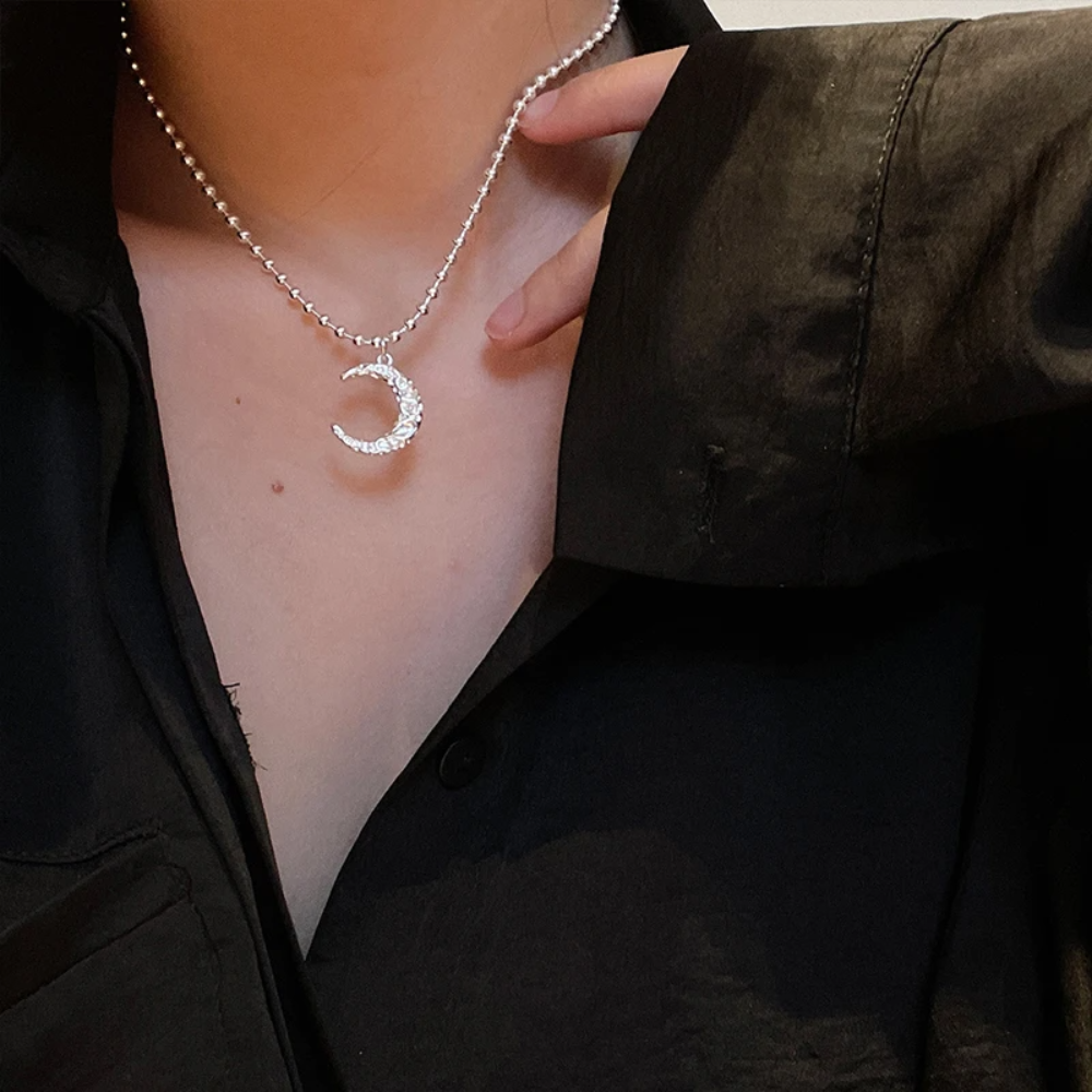 Collier Lune Original argent