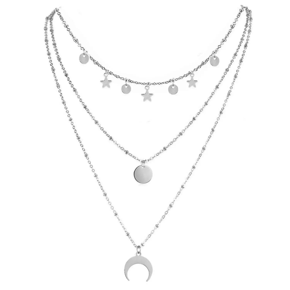 Triple Collier Lune