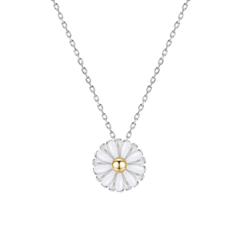 Collier Marguerite Argent