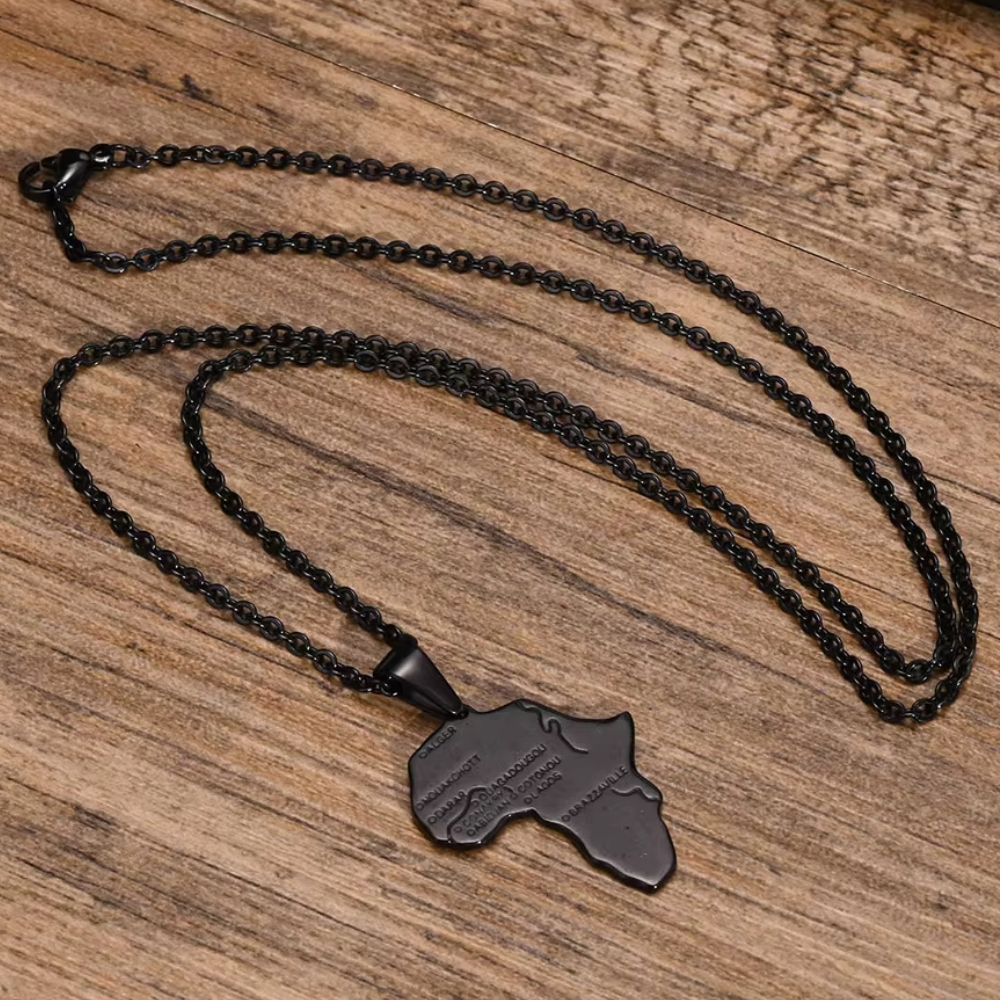 Collier Noir Afrique Noir