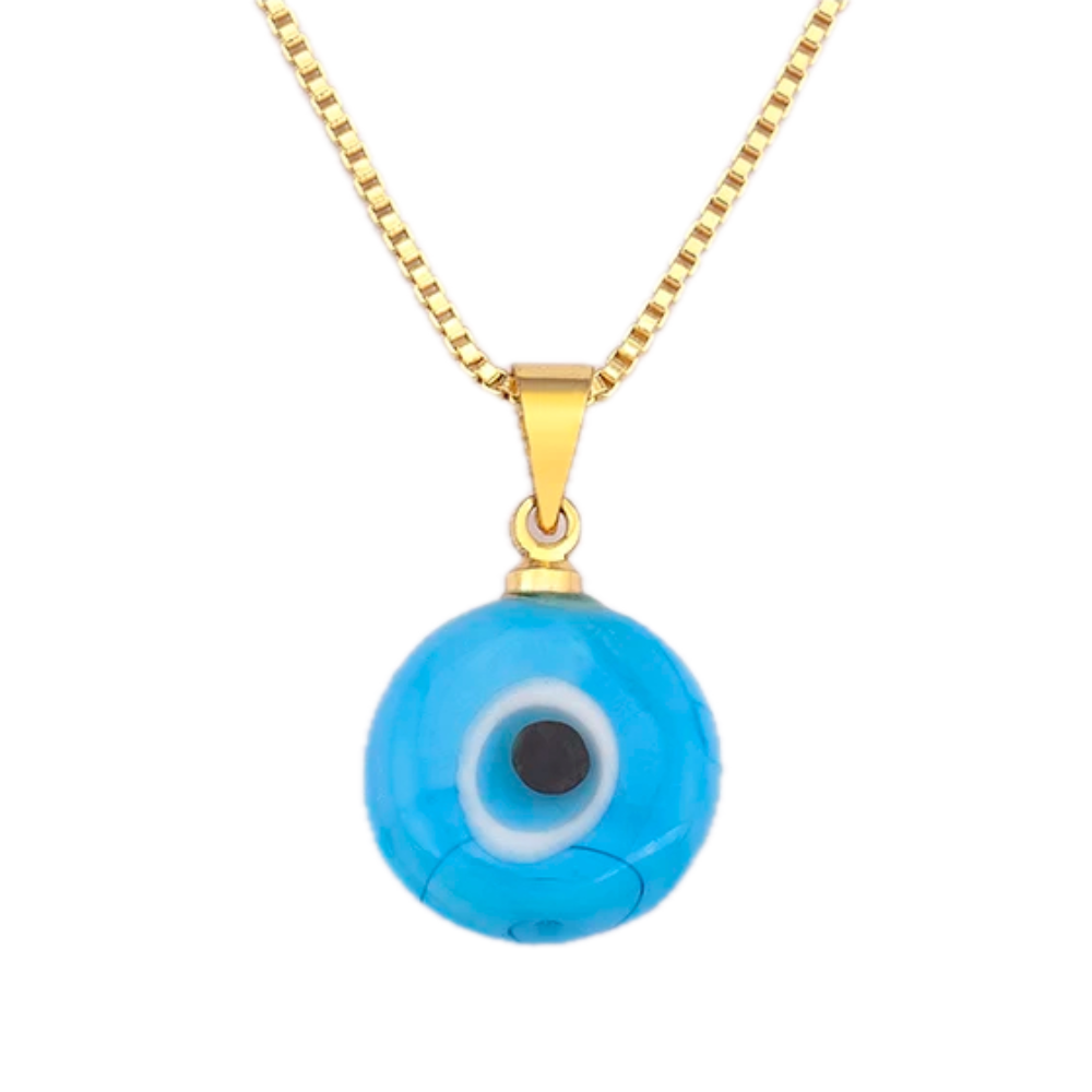 Collier Œil Turc Bleu Ciel