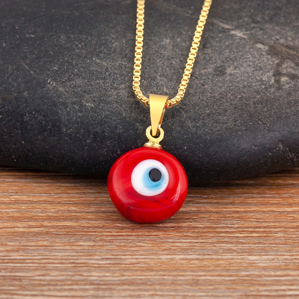 Collier Œil Turc Rouge