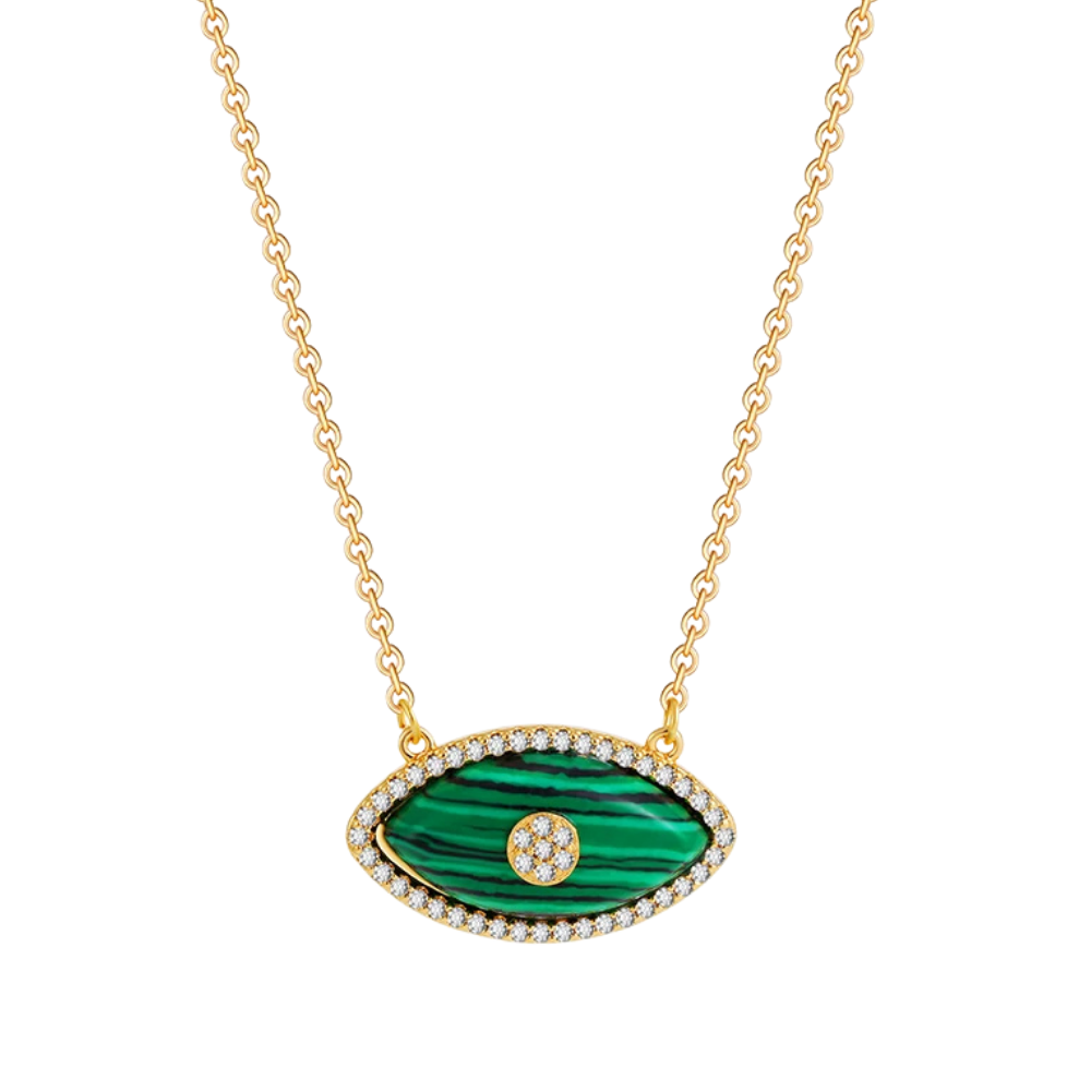 Collier Œil Malachite