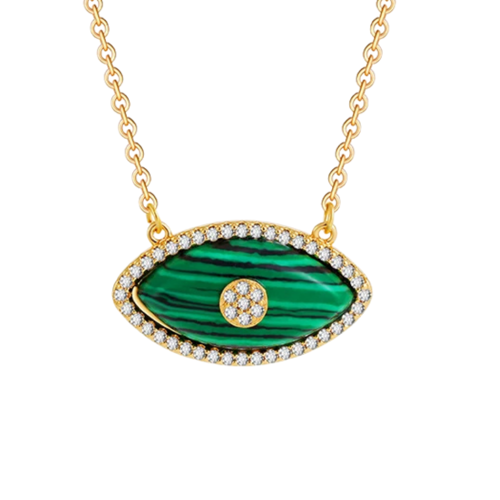 Collier Œil Malachite