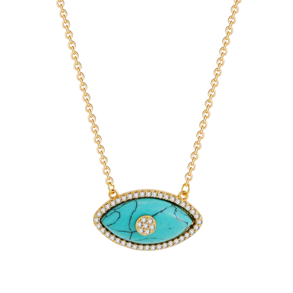 Collier Œil Protecteur Turquoise