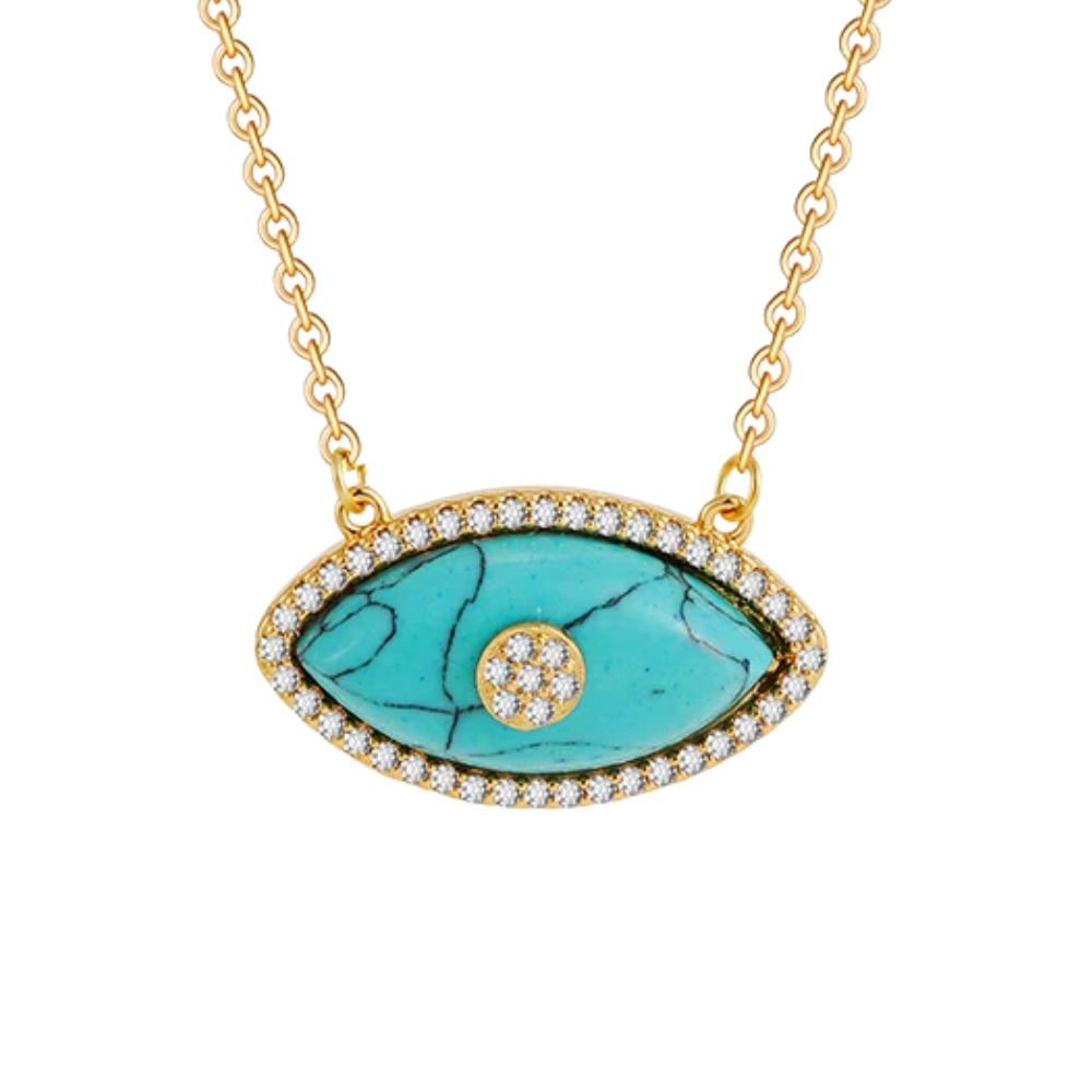 Collier Œil Protecteur Turquoise