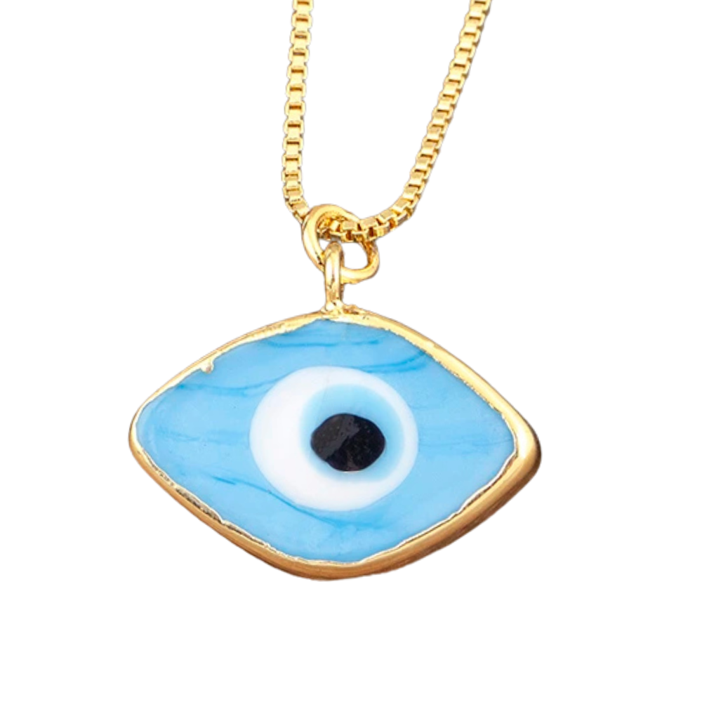 Collier Œil Chance Bleu Ciel