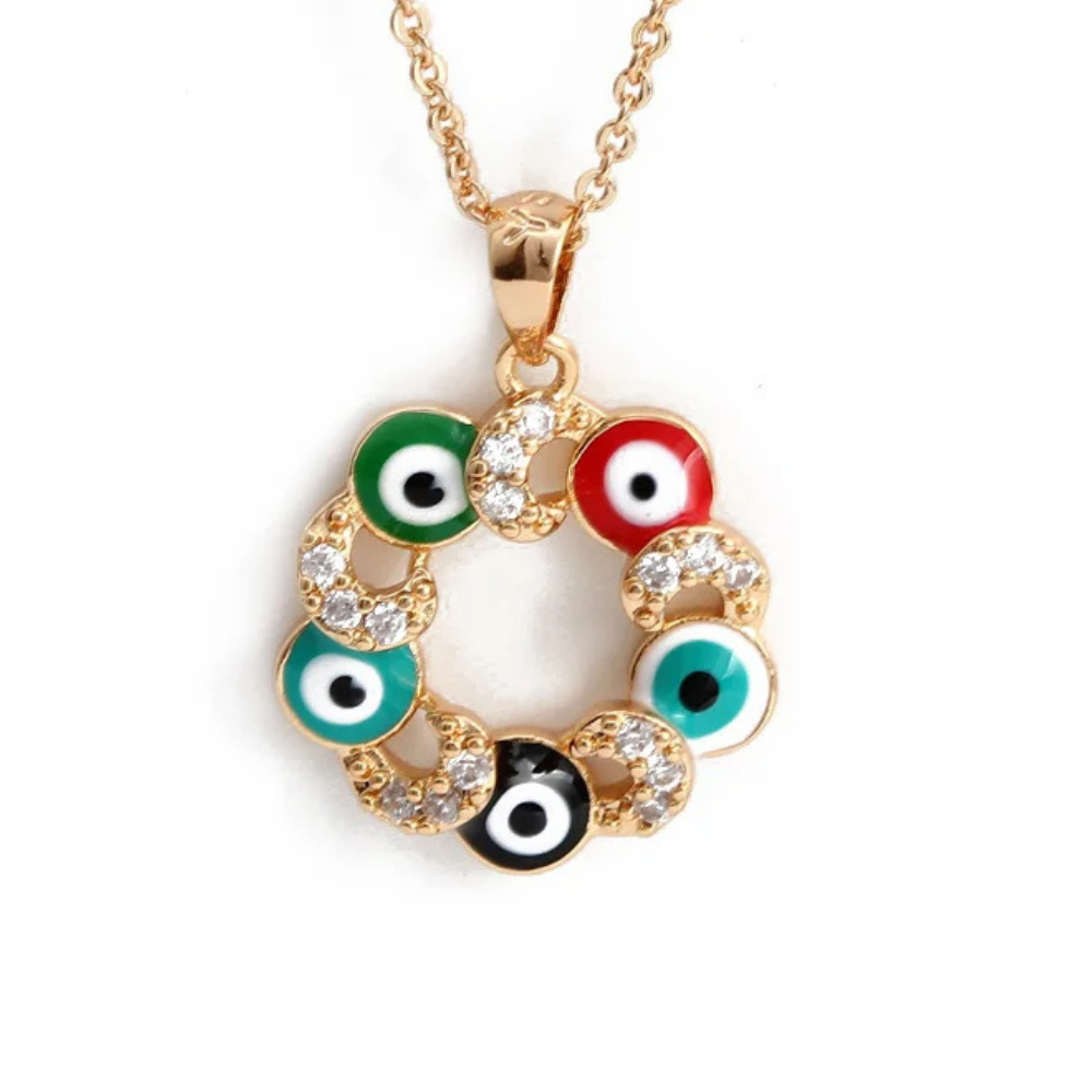 Collier Œil Cercle pas cher