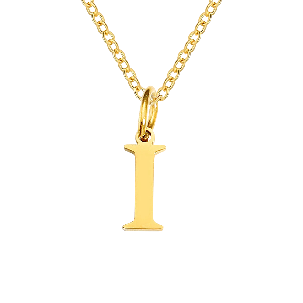 Collier Pendentif Lettre I