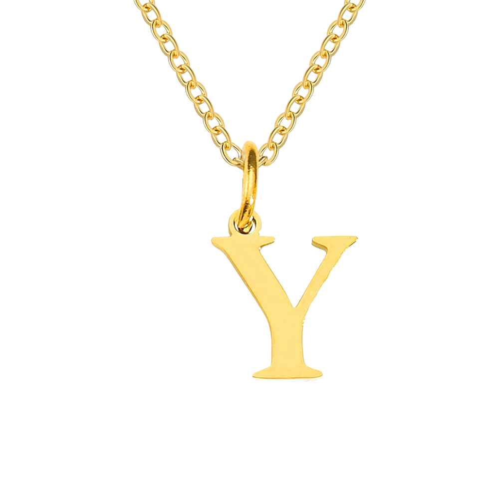 Collier Pendentif Lettre Y