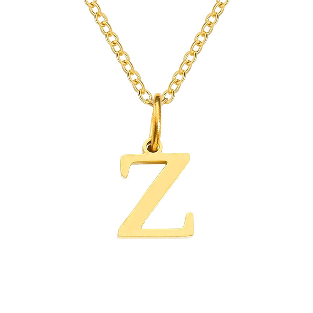 Collier Pendentif Lettre Z