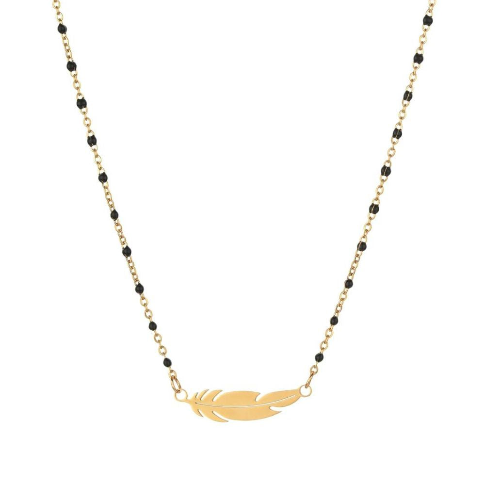 Collier Plume Femme