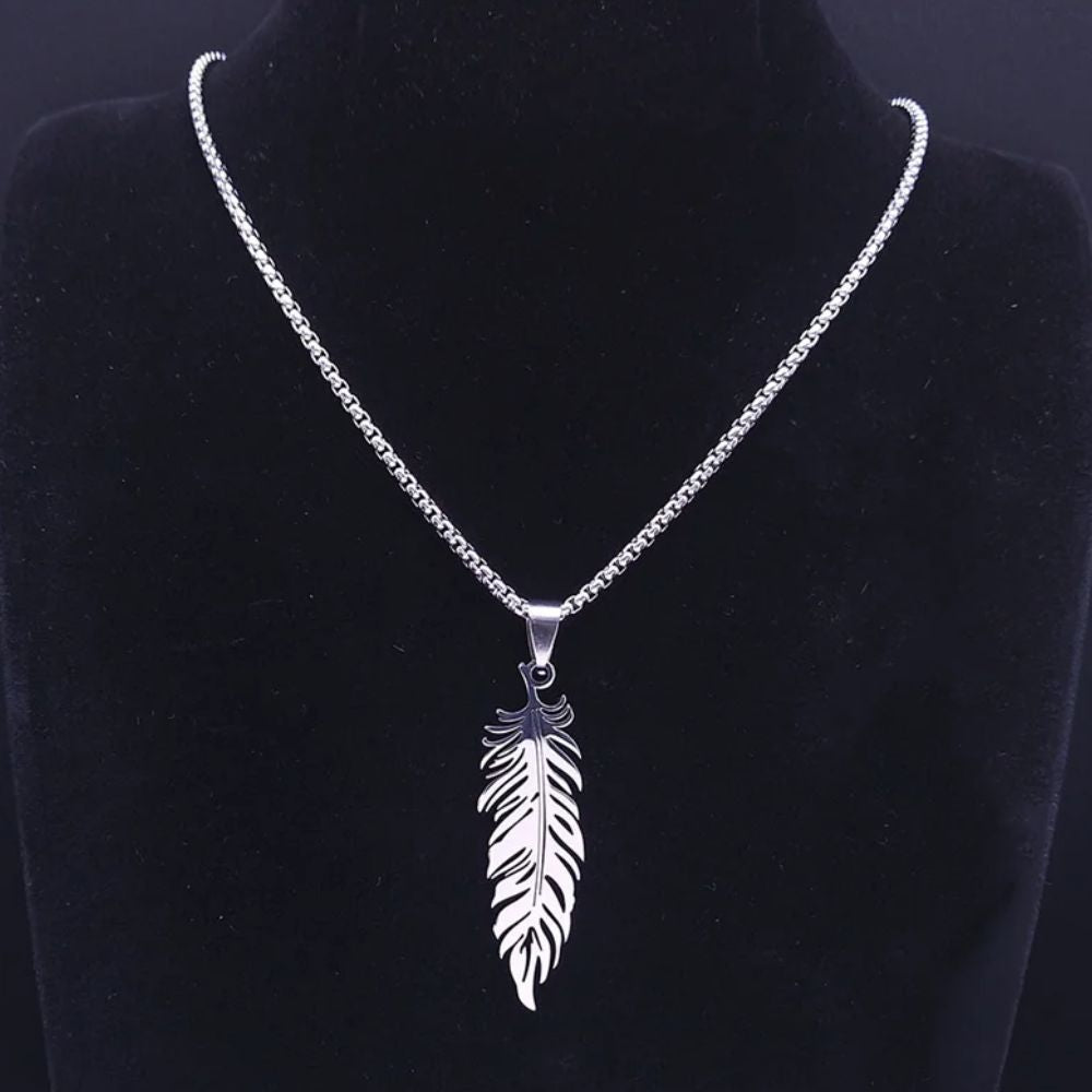 Collier Plume 