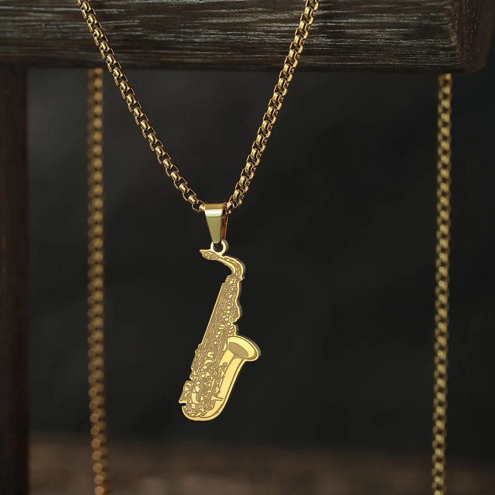 Collier Saxophone Acier
