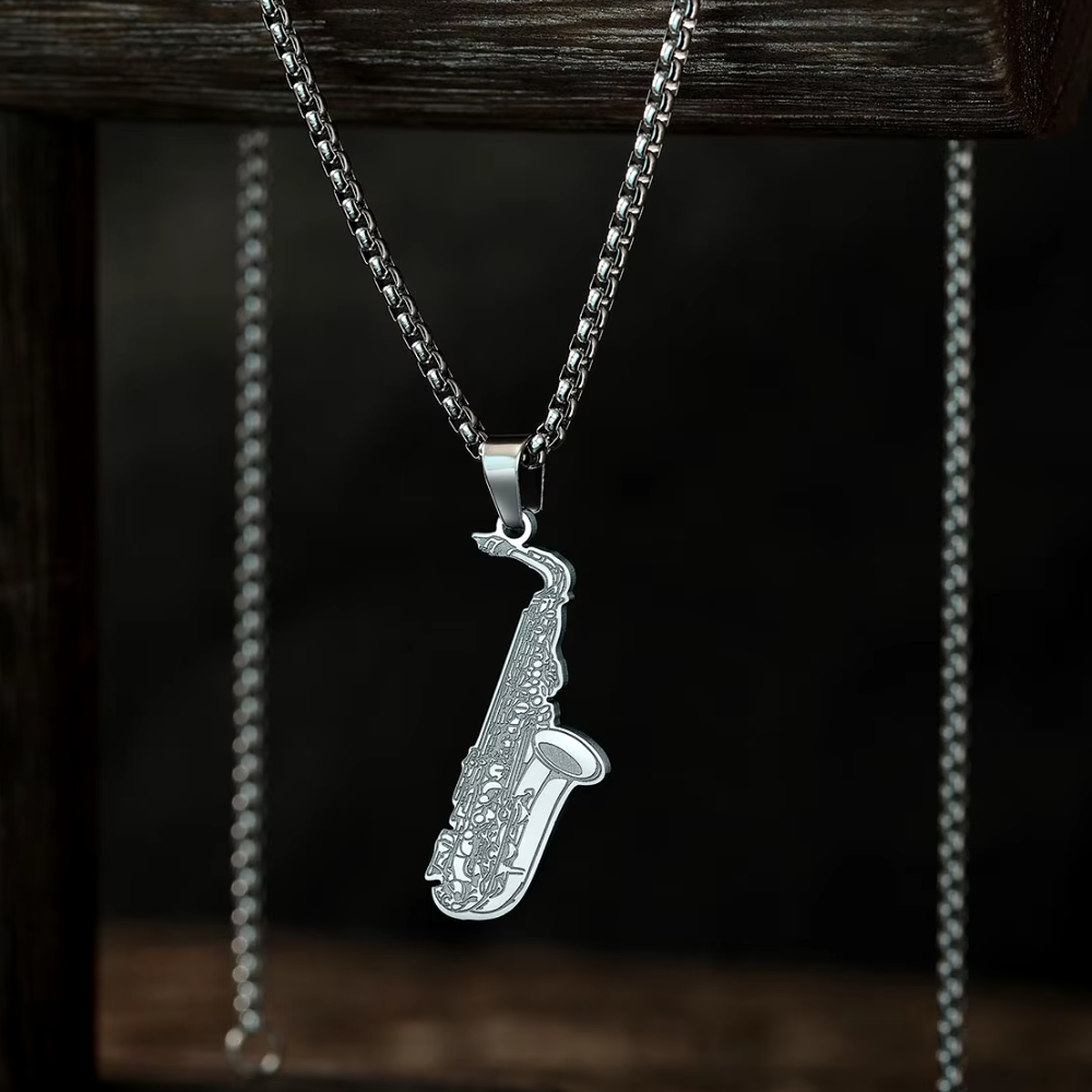 Collier Saxophone Métal
