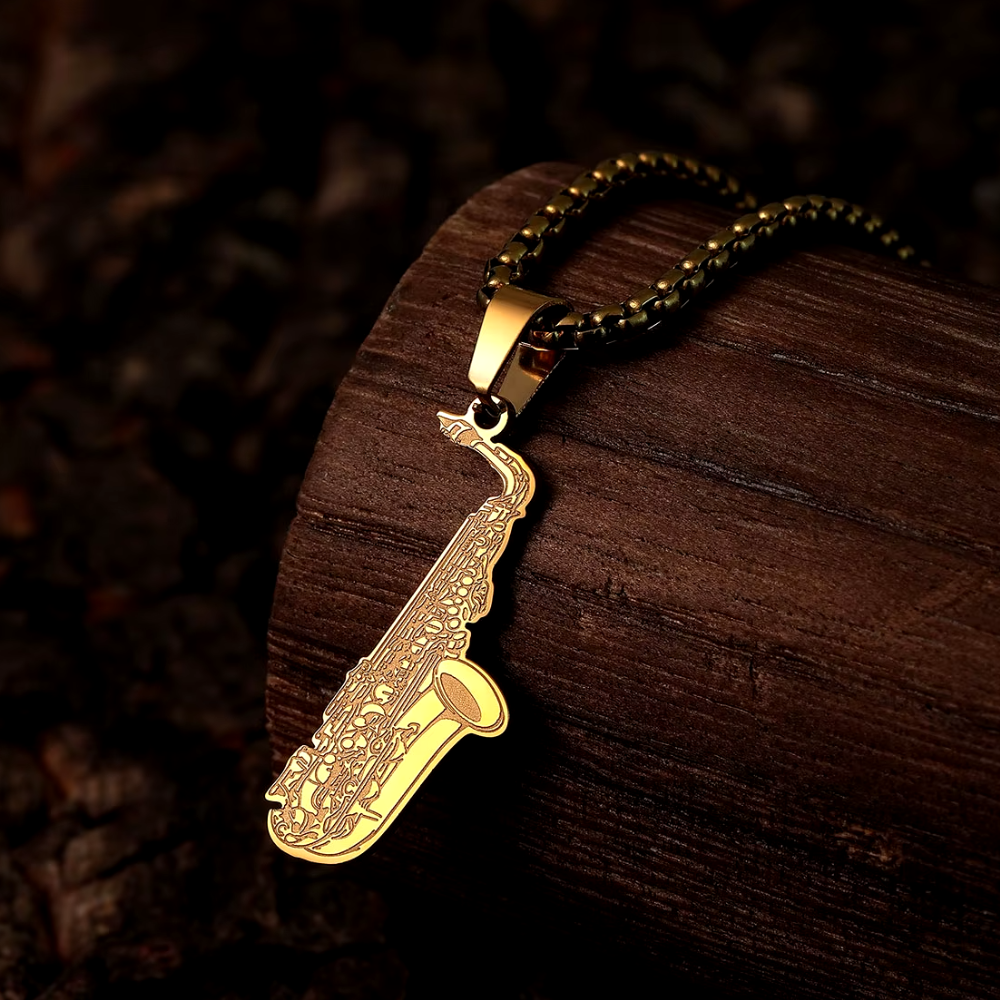 Collier Saxophone Or