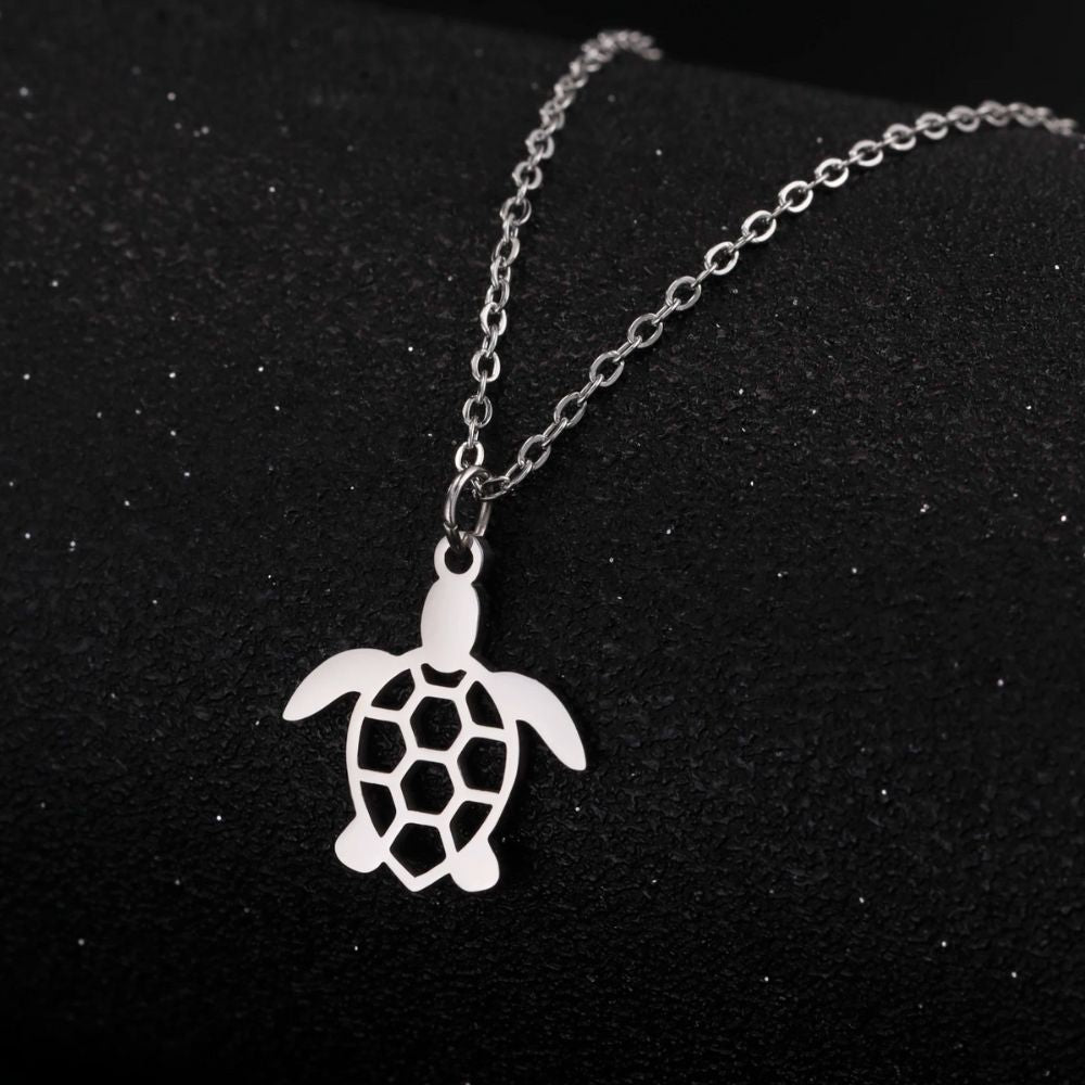 Collier Tortue Métal