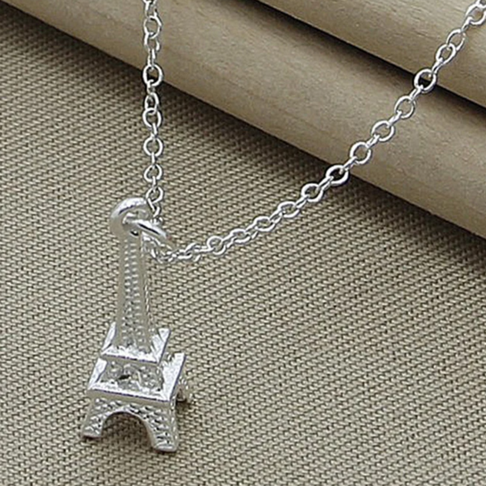 Collier Tour Eiffel Argent