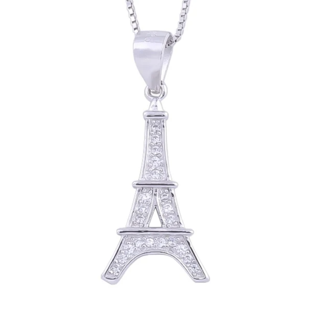 Collier Tour Eiffel Argent