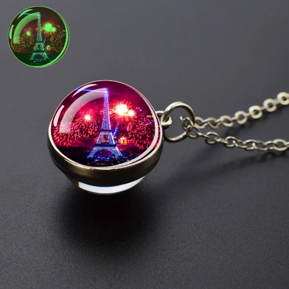 Collier Tour Eiffel Lumineux