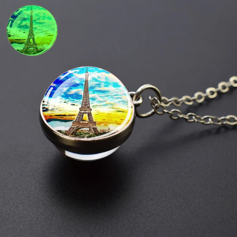 Collier Tour Eiffel Acier