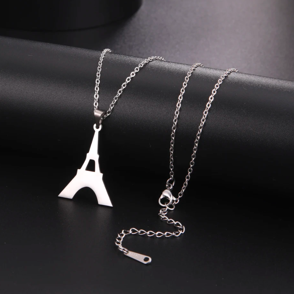 Collier Tour Eiffel Simple Argent