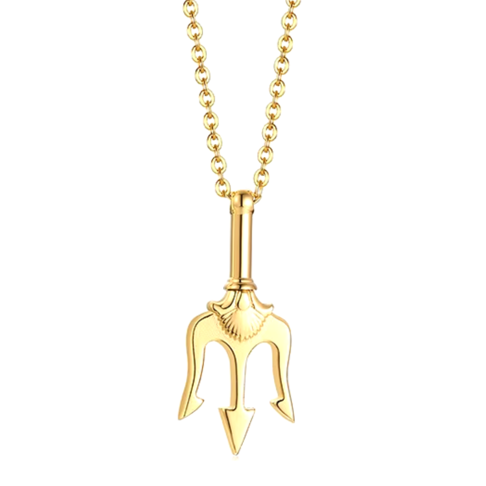 Collier Trident Acier Inoxydable