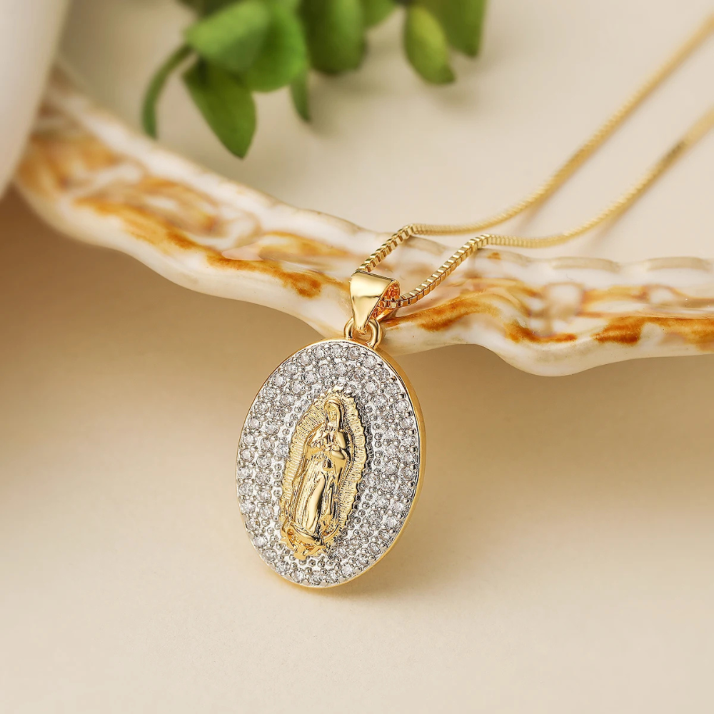 Collier Vierge Marie Design pas cher